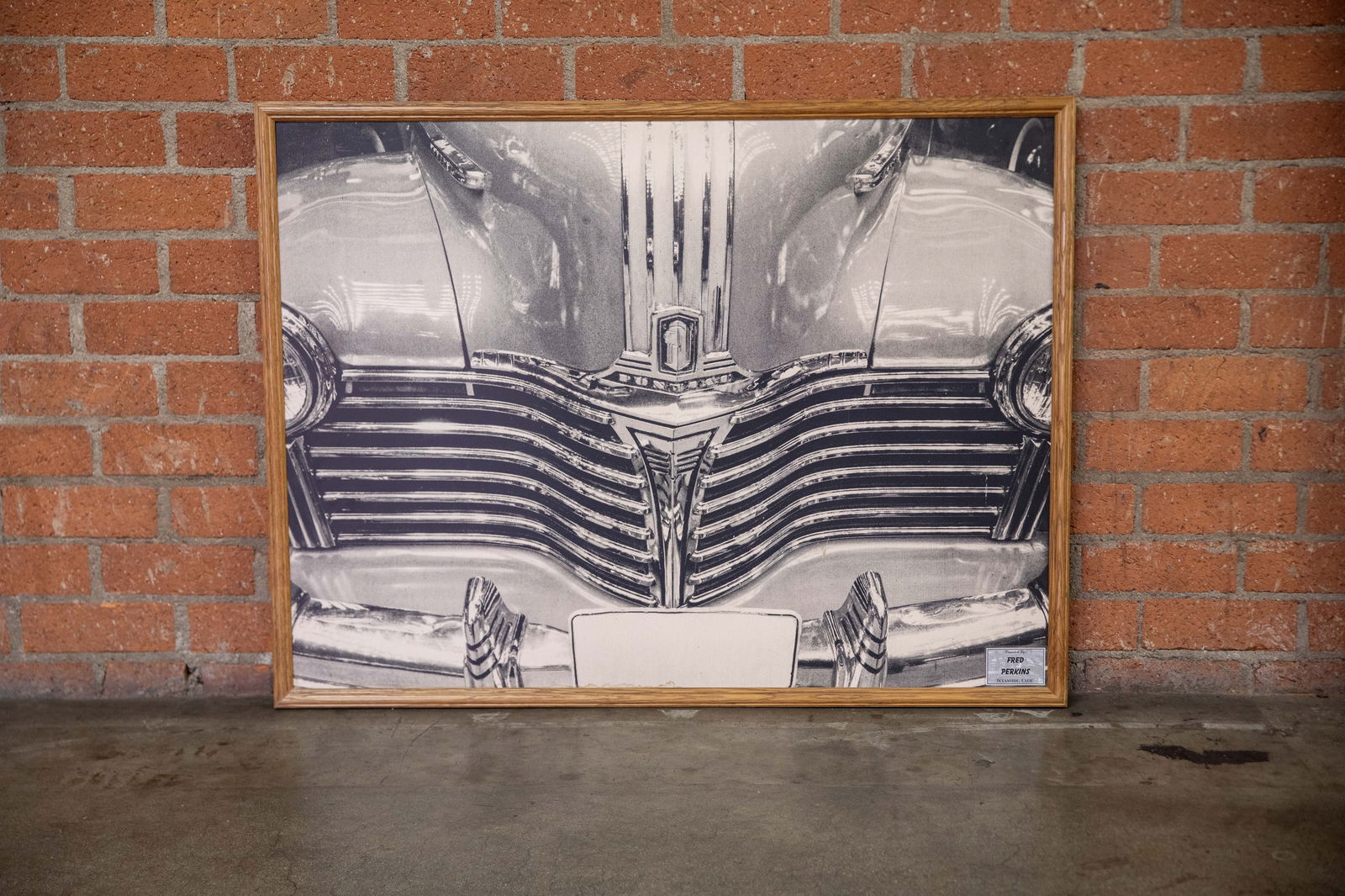 1941 Pontiac Grille Large Black & White Print (1 of 3)
