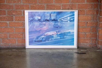 1991 Nissan 12 Hours of Sebring Victory Poster