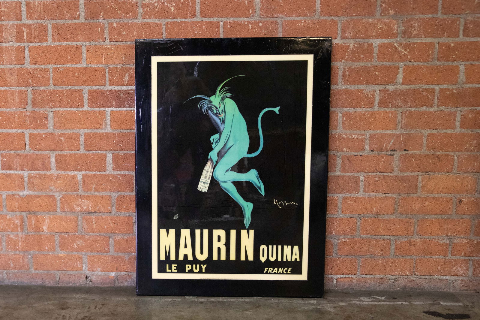 Framed Maurin Quina Advertising Poster (1 of 4)