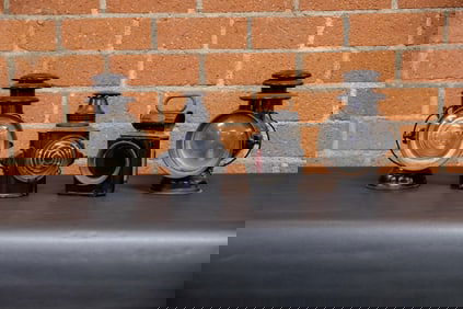 Collection of Vintage Carriage Lamps