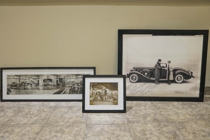 Framed Packard-Related Photo Collection