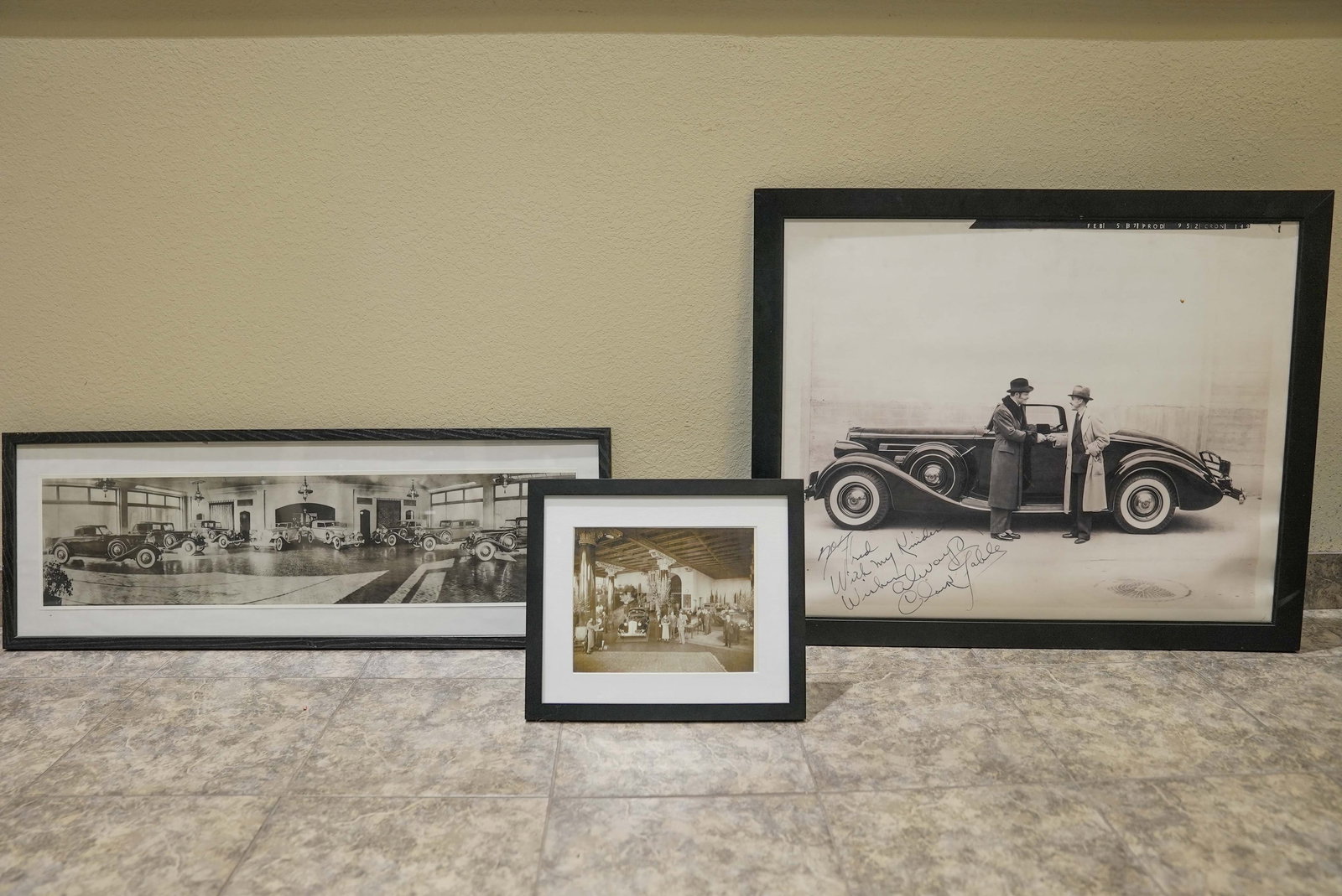 Framed Packard-Related Photo Collection (1 of 5)