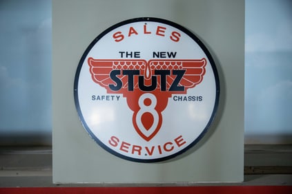 Stutz Sales-Service Fantasy Single-Sided Porcelain Sign