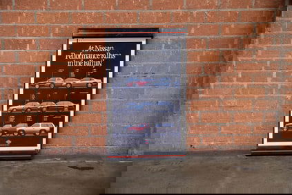 Framed 1991 Nissan Advertising Poster