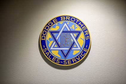 Dodge Brothers Sales-Service Fantasy Single-Sided Porcelain Sign