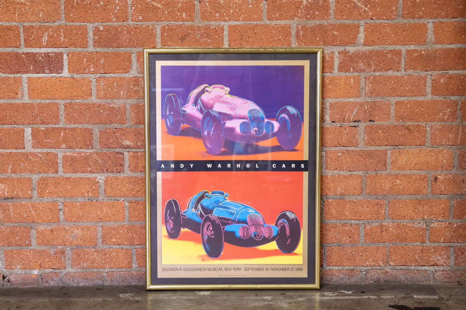 Framed Event Poster of Mercedes W125 Race Car by Andy Warhol (1 of 4)