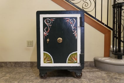 Vintage Combination Safe