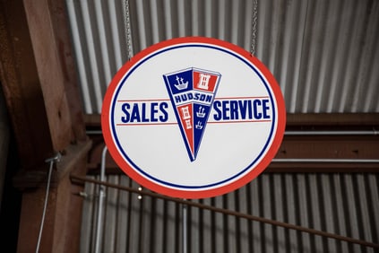 Hudson Sales-Service Fantasy Single-Sided Porcelain Sign