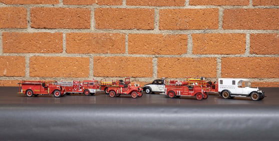1/43rd Scale Diecast Miniature Emergency Vehicle Collection