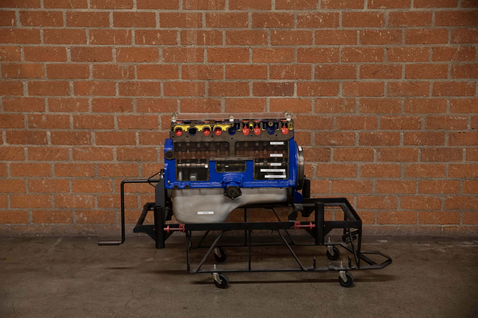 1960s Chevrolet Six-Cylinder Inline Cutaway Engine (1 of 5)