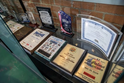 Collection of Original Automotive Trophies and Awards