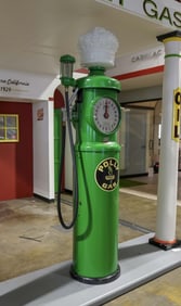 Polly Gas/Tokheim Clock Face Gas Pump