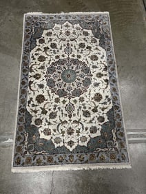 Floral Runner and Small Persian Rug