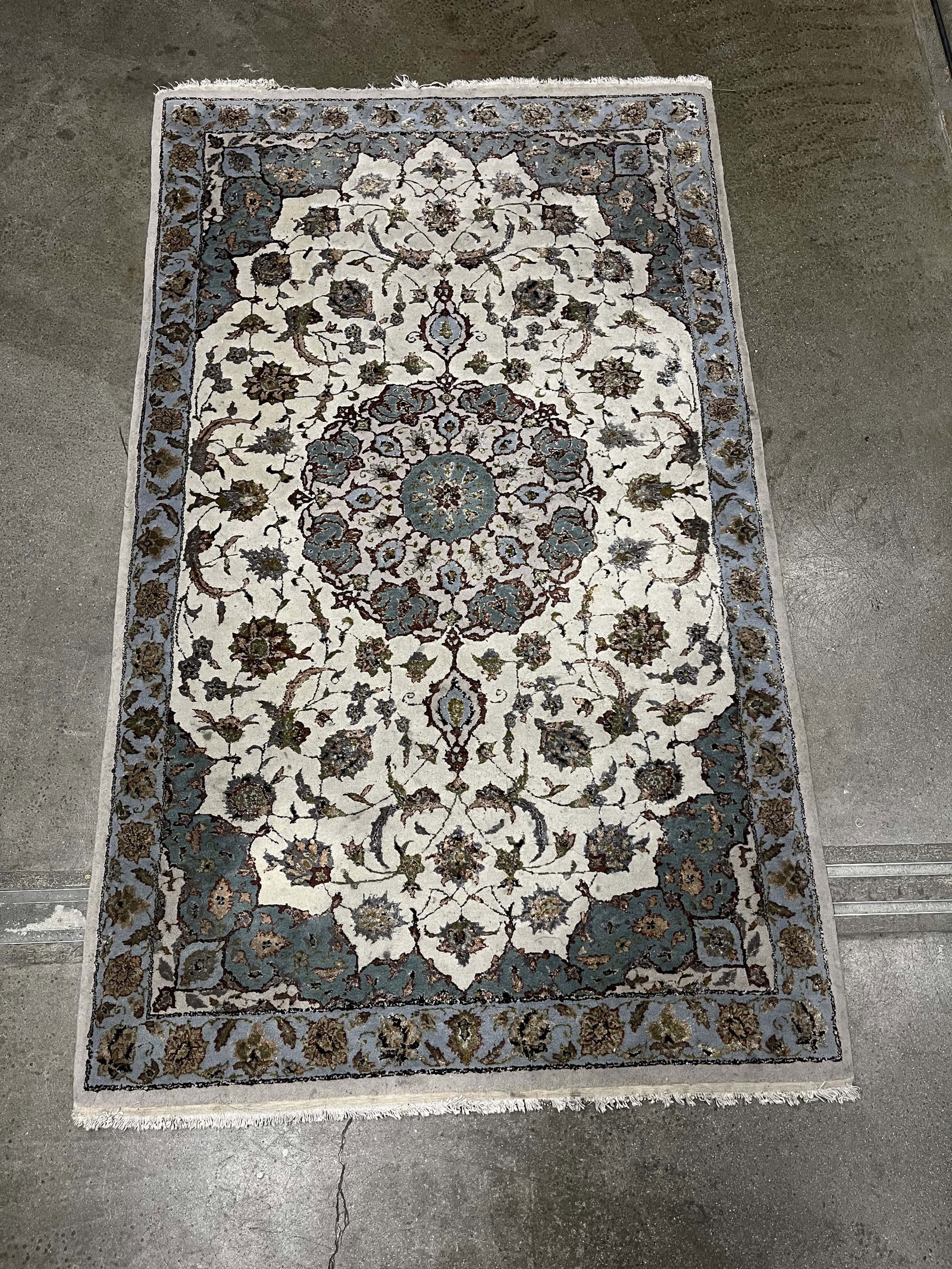 Floral Runner and Small Persian Rug (1 of 3)