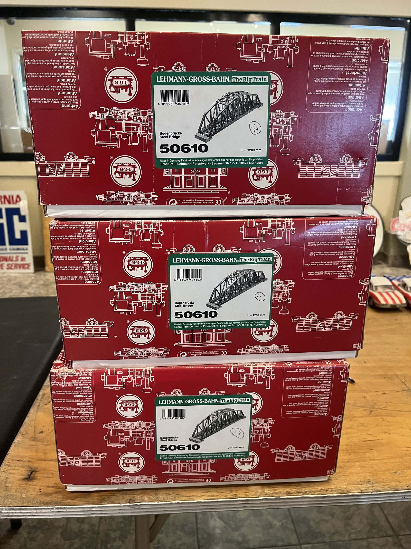 LGB G-Scale Steel Truss Bridge Kits (1 of 4)