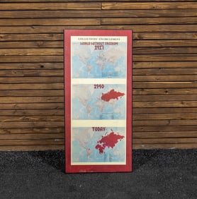 Collectivist Encirclement World Without Freedom Map On Board