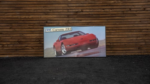 1995 Chevrolet Corvette ZR1 Showroom Poster