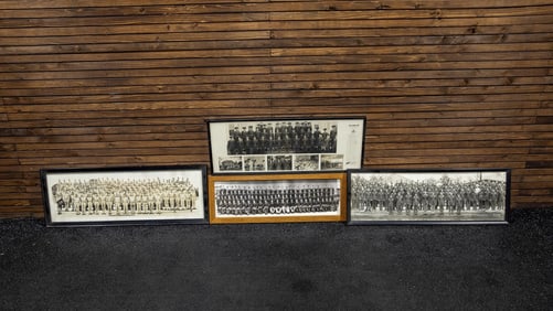 Four Photos of Military Platoons