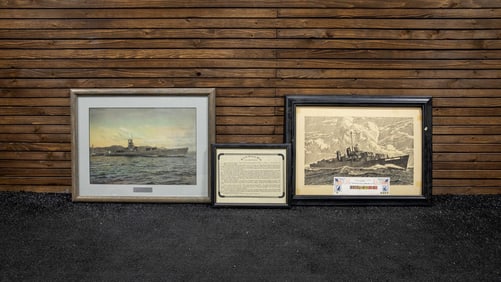 Three Navy Framed Ships