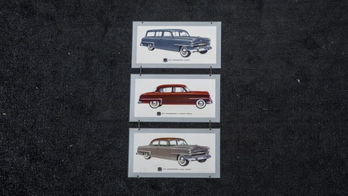 1954 Plymouth Cranbrook Showroom Illustrations