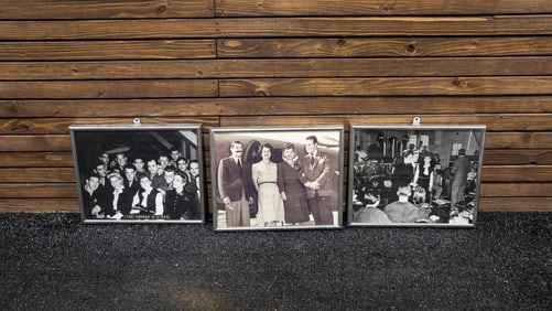 Pictures of Bob Hope & Two Pictures of the Anderson Sisters