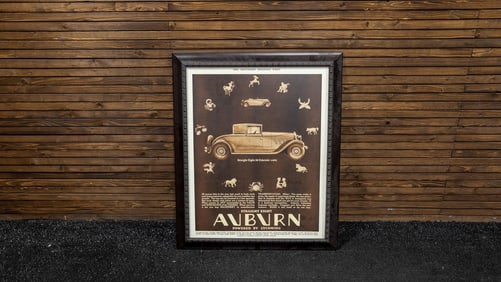 Auburn Straight Eight Poster