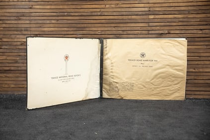 1945 Texaco Large Map Book