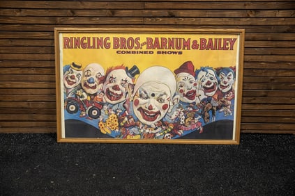 Ringling Bros/Barnum-Bailey Vintage Circus Framed Poster