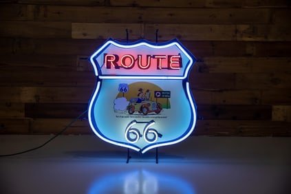 Custom Route 66 Neon Sign