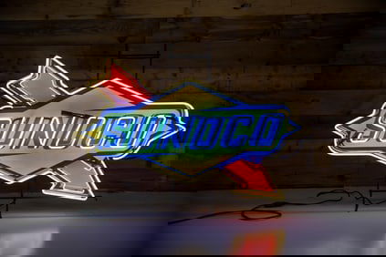 Custom Sunoco Oil Neon Sign