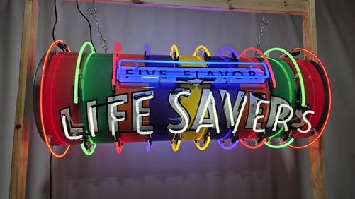 Custom Life Savers 3D Neon Sign