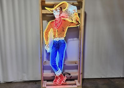 Vegas Vic Custom Animated Neon Sign