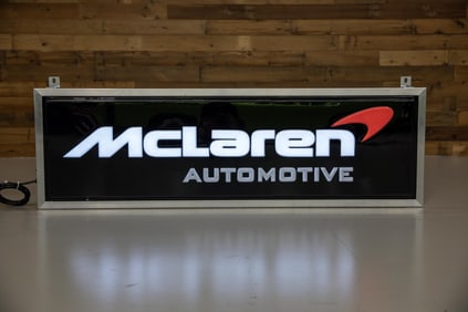McLaren Automotive Lighted Sign