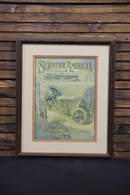 Scientific American 1911 Auto Issue Cover by Foster - Framed