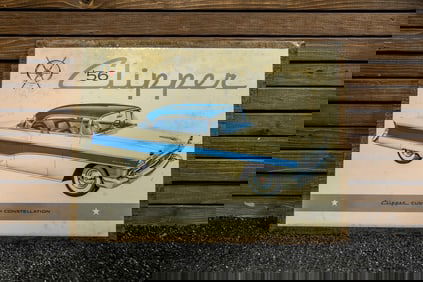 1956 Packard Clipper Showroom Placard