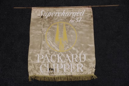 1957 Packard Dealership Banner