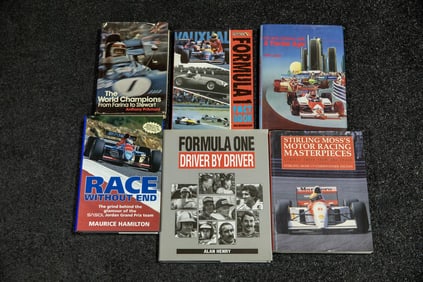 Six Formula 1 Racing Books
