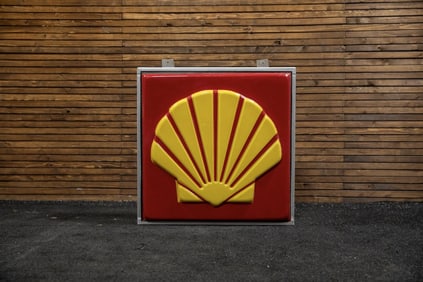 Shell Oil Lighted Sign