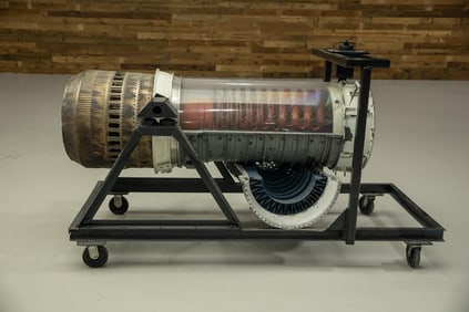 1952 Westinghouse J34 Cutaway Jet Engine