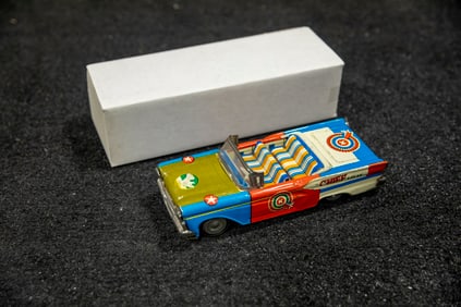 1959 Ford Sunliner Convertible Tin Toy - Pakistan