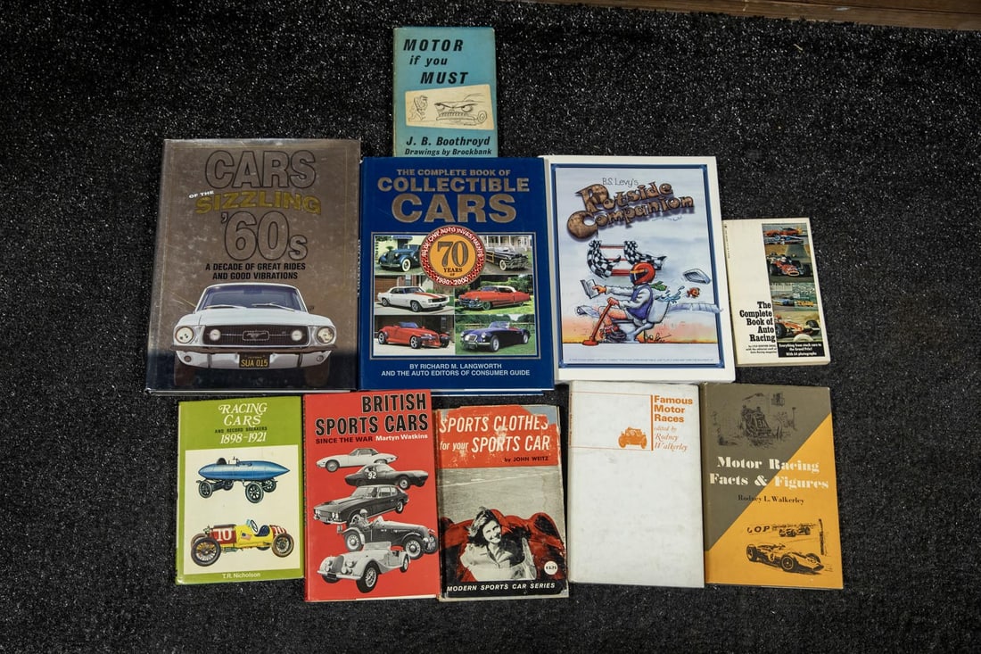 Nine Automotive Related Books (1 of 2)