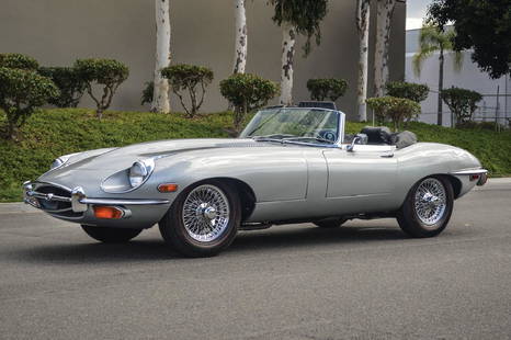 1970 Jaguar XKE Series II OTS (No Reserve): CHASSIS NO: 1R12486 - Recently serviced and well-maintained, Timeless style with sporting elegance, Excellent road manners and performance. 4.2 litre inline six-cylinder engine, 265 HP, four-speed man