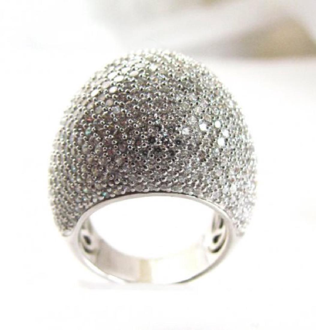 Creation Diamond Ring 8.50Ct 18k W/g Overlay (1 of 5)