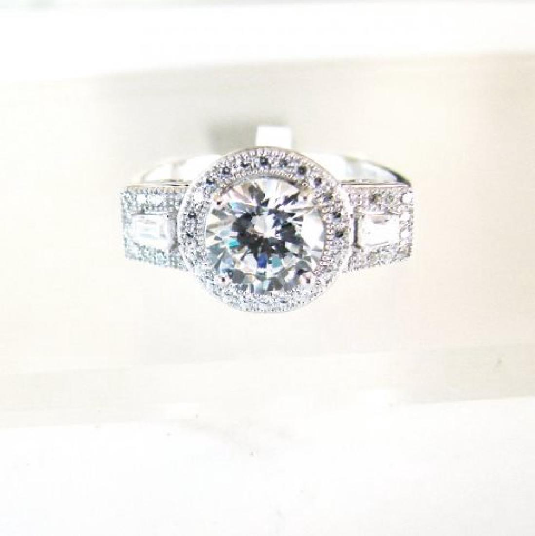 Creation Diamond-Ring 2.75Ct 18k W/g Overlay (1 of 4)