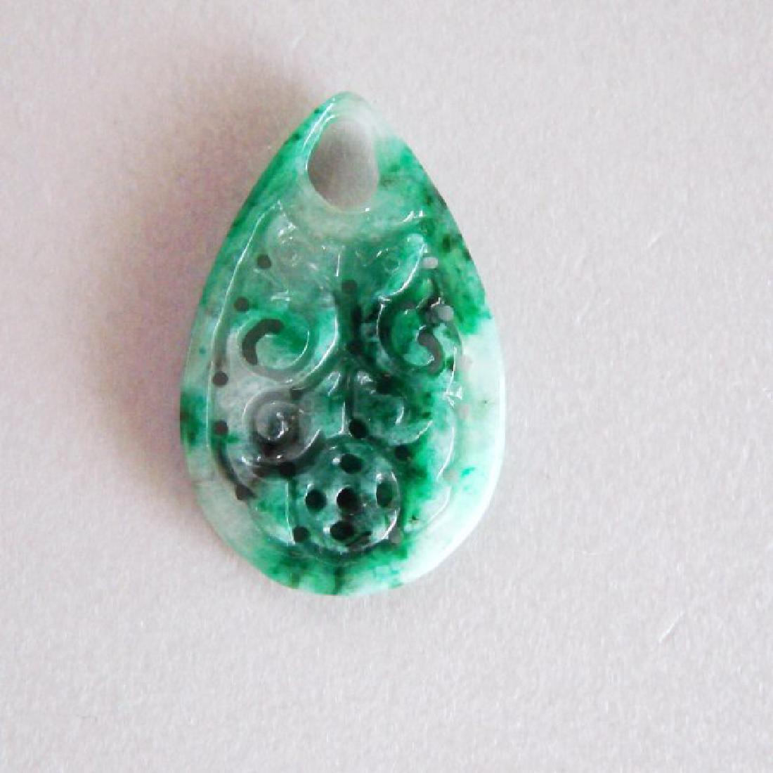 Natural Jade Jadeite Carved Pendant Grade: "A" (1 of 3)