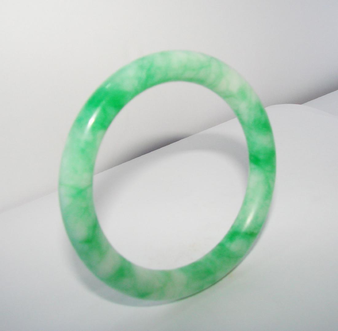 Natural Jade Bangle Grade A Inner Diameter :60mm (1 of 3)