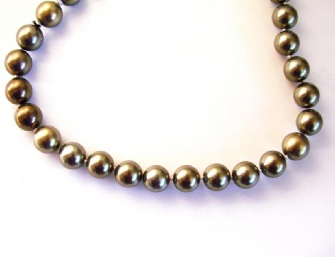 Necklace Swarovski  Pearl 12mm SZ 16" (1 of 2)