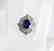 Ring Natural Blue Sapphire Diamond 4.26Ct 14k Y/g - 3