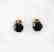 Black Diamond Stud Earrings 1.72Ct 14k Y/g