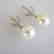 Diamond Akoya Pearl Earrings .27Ct 14k W/g - 3